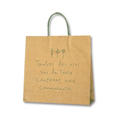 (Shimojima) Heiko 25CB Handbag, Paper Bags, 3 Years, Nature, 12.6 x 4.5 x 12.2 inches (32 x 11.5 x 31 cm), 50 Sheets