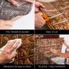 FASDE Traditional Style/Pattern 4 Decorative Vinyl Backsplash 15 sq ft Kit in Antique Bronze view 4