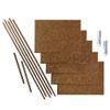 FASDE Hammered Decorative Vinyl Backsplash 15 sq ft Kit in Antique Bronze view 1