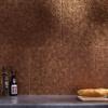 FASDE Hammered Decorative Vinyl Backsplash 15 sq ft Kit in Antique Bronze view 2