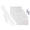 FASDE Monaco Decorative Vinyl Backsplash 15 sq ft Kit in Gloss White view 1