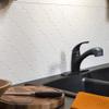 FASDE Monaco Decorative Vinyl Backsplash 15 sq ft Kit in Gloss White view 2