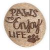 AngelStar 49724 Paws to Enjoy Life Pawsitive Stone, Multi view 1