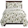 7- Pcs Bed Spread Set- Queen -Carrie-Printed Quilted Wrinkle-Free Microfiber Includes 3-Pcs Coverlets Set and 4-Pcs Sheet Set view 1