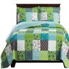 7- Pcs Bed Spread Set- Full -Rebekah-Printed Quilted Wrinkle-Free Microfiber Includes 3-Pcs Coverlets Set and 4-Pcs Sheet Set view 1