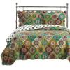 7- Pcs Bed Spread Set- Full -Bonnie-Printed Quilted Wrinkle-Free Microfiber Includes 3-Pcs Coverlets Set and 4-Pcs Sheet Set view 1