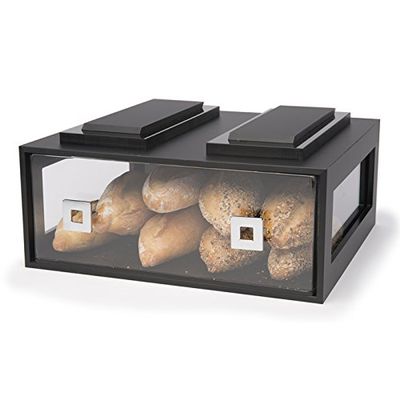 Rosseto BD110 Black Matte Large Acrylic Bakery Case