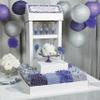 Fun Express Purple Paper Lanterns - 12" Hanging Lanterns for Weddings & Party Decor - 6 Pieces view 2