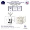 2 Pack 6" Acrylic Display Riser Box with One Open Side No Lid Versatile Clear Square Retail Product Platform and Merchandise Storage Bin by Marketing Holders view 3