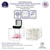 6 Pack 4" Acrylic Display Riser Box with One Open Side Versatile Clear Square Lucite Retail Product Platform and Merchandise Storage Bin No Assembly by Marketing Holders view 3