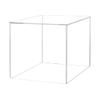 8 Inch Clear Acrylic Display Box with One Open Side Versatile Square Plexiglass Merchandise Storage Bin or Retail Product Riser No Assembly by Marketing Holders view 1