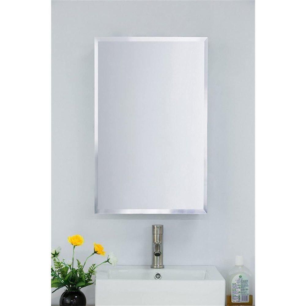 Bellaterra Home 808909 Bellaterra Mirrored Medicine Cabinet, 26" by 17"
