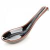 Black Ceramic Japanese Soup Spoon view 1
