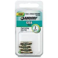 Fuse, Fast Acting, Ceramic, GDA, 2A, Individual, Dependable Circuit Safety