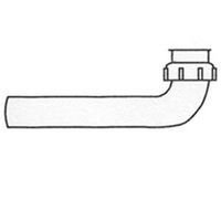 Plumb Pak 1-1/2 in. Dia. x 15 in. L Plastic Waste Drain Tube