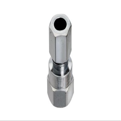Brass Compression Straight Connector, Lead-Free, 3/8 FPT x 3/8-In. OD