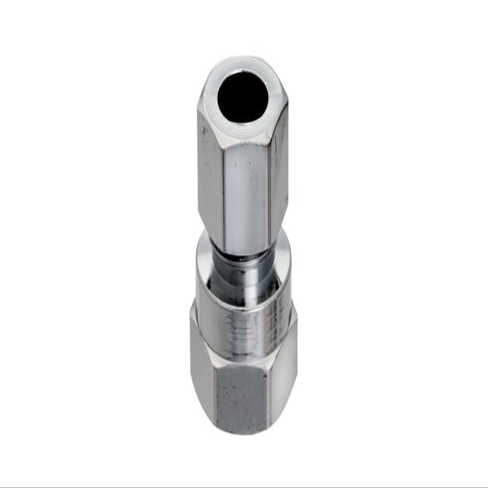 Brass Compression Straight Connector, Lead-Free, 3/8 FPT x 3/8-In. OD