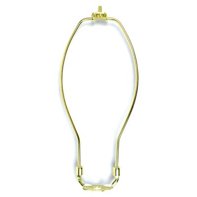 Harp, Polished Brass, 10 Inch: Durable Finish for Elegant Fixtures