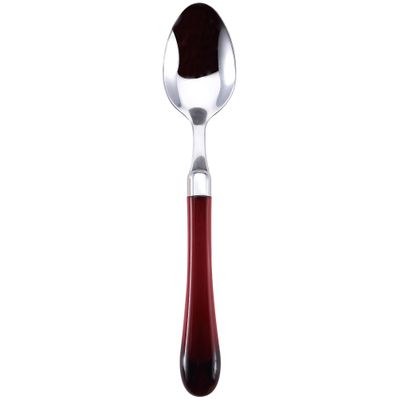 Renberg Stainless Steel Teaspoon, Cucharilla, Burgundy