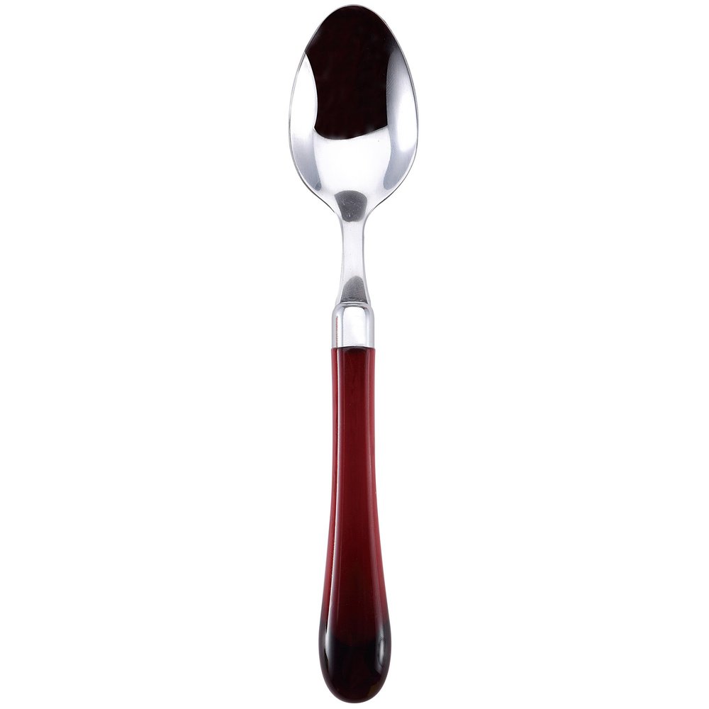 Renberg Stainless Steel Teaspoon, Cucharilla, Burgundy