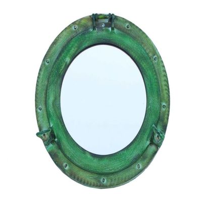 Hampton Nautical Shipwrecked Decorative Ship Porthole Window, 15"