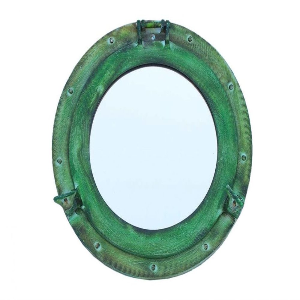 Hampton Nautical Shipwrecked Decorative Ship Porthole Window, 15"
