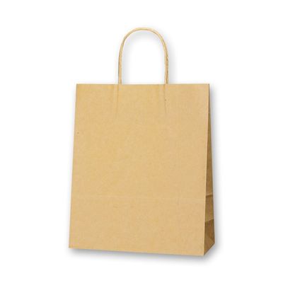 Heiko Handbag, Paper Bags, 25CB, S, Unbleached, Craft, 10.2 x 3.9 x 12.2 inches (26 x 10 x 31 cm), 5