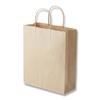 Heiko Handbag, Paper Bags, 25CB, S, Unbleached, Craft, 10.2 x 3.9 x 12.2 inches (26 x 10 x 31 cm), 5 view 2