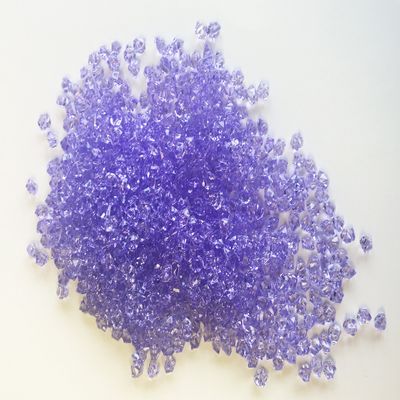 Crystal Acrylic Ice Rock Vase Gems or Table Scatters 8 lbs, Clear or Colored (small, purple)