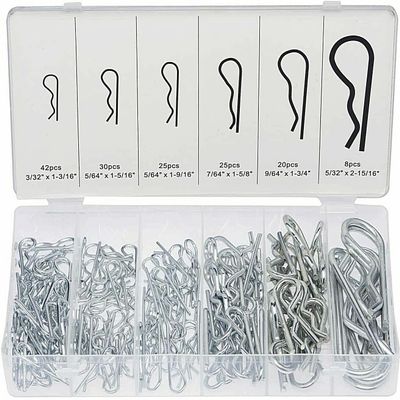 150 Pc Hair Pin Retainer Assortment Set Cotter Clip Kit
