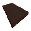 D&D Futon Furniture Portable Trifold Mattress, Foldable Foam Mattresses Small Space Saving Guest, Floor Fold Out Bed Ottoman, 4 inch Folding Cushion Pad Camping RV (Twin Size 4x39x75, Brown) view 1