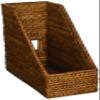 Kouboo 1060081 La Jolla Rattan Magazine File, Honey-Brown view 1