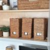 Kouboo 1060081 La Jolla Rattan Magazine File, Honey-Brown view 2