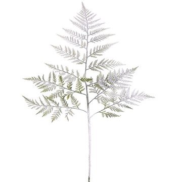 Arcadia Silk Plantation 31" Snowed Fern Spray Green Snow (Pack of 24)