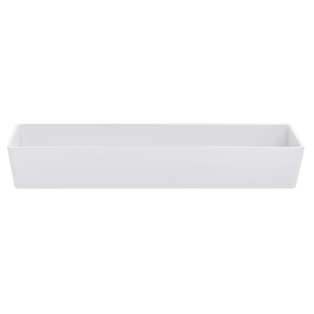 HUBERT Melamine 1/2 Size Long Pan - 19 3/8" L x 5 4/5" W x 3" H