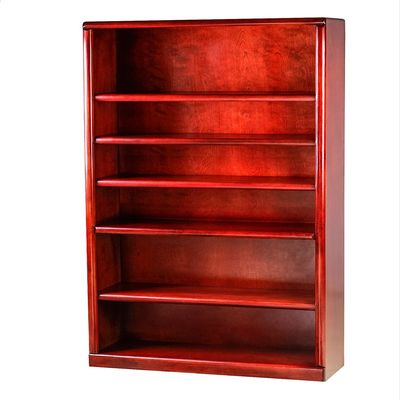 FOREST DESIGNS Bullnose Alder Bookcase : 36W X 48H X 13D Red Oak
