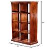 FOREST DESIGNS Traditional Alder Display Bookacse 2 X 4: 32W X 67H X 17D Golden Oak view 2