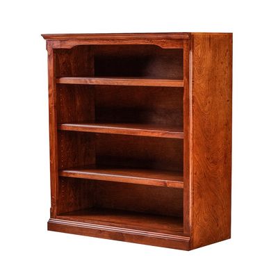 FOREST DESIGNS Traditional Alder Bookcase: 30W X 84H X 13D Antique Alder