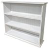 Sawdust City Pine Bookcase with 3 Shelves (Old - Cottage White) view 1