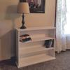 Sawdust City Pine Bookcase with 3 Shelves (Old - Cottage White) view 2