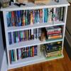 Sawdust City Pine Bookcase with 3 Shelves (Old - Cottage White) view 4