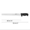 Arcos Series 2900-slicing ham Knife-Blade Nitrum 400 mm (15.75 Inches) -Handle Polypropylene Colour, 18/8 Stainless Steel, Black view 2