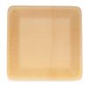 BambooMN - Square Disposable Dessert Appetizer Bamboo Veneer Dinner Plates - 3.5" (9cm) - 300 Pieces view 4