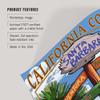 Lantern Press 36x54 Inch Giclee Art Print Wall Decor, Santa Barbara, California, Destinations Sign view 3