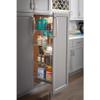 15" Wide x 63" High Chrome Wire Pantry Pullout with Heavy Duty Soft-close view 1