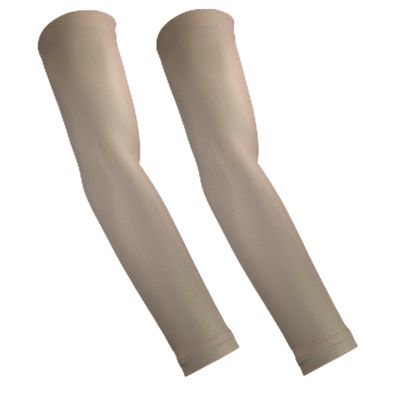 Skin Guards Protective Arm Sleeve - Full Arm - Cappuccino - PT - 2 Sleeves