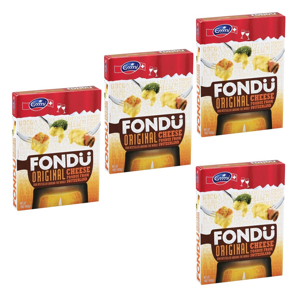 Fondue Cheese - Fondue Suisse Original (Pack of 4)