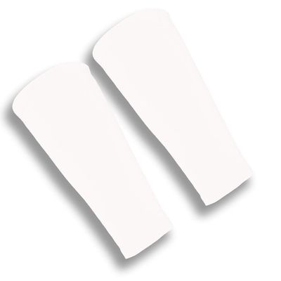 iM Sports Skin Guards Skin Protection Forearm Sleeves + Protects Aging or Thin Skin + UV Protection - Unisex + Made in USA - White - XX-Small - Pair