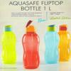 Tupperware Aquasafe Flip Top Bottle 1 L each, Set of 4 view 1