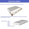 Continental Sleep 4-Inch Low Profile Split Wood Traditional Boxspring/Foundation, Twin XL, Beige view 3
